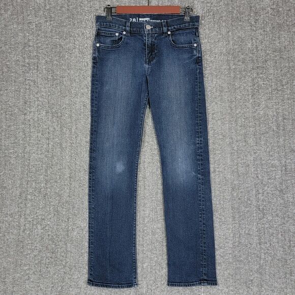 Quiksilver Men's Slim Straight Jeans - Dark Blue - Picture 1 of 11